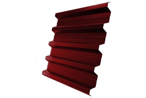 Профнастил H75R 0,7 PE RAL 3005 красное вино